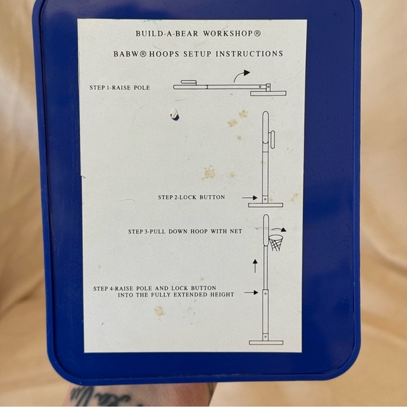 Vintage Build-A-Bear Workshop Hoops Basketball Net - Picture 8 of 11